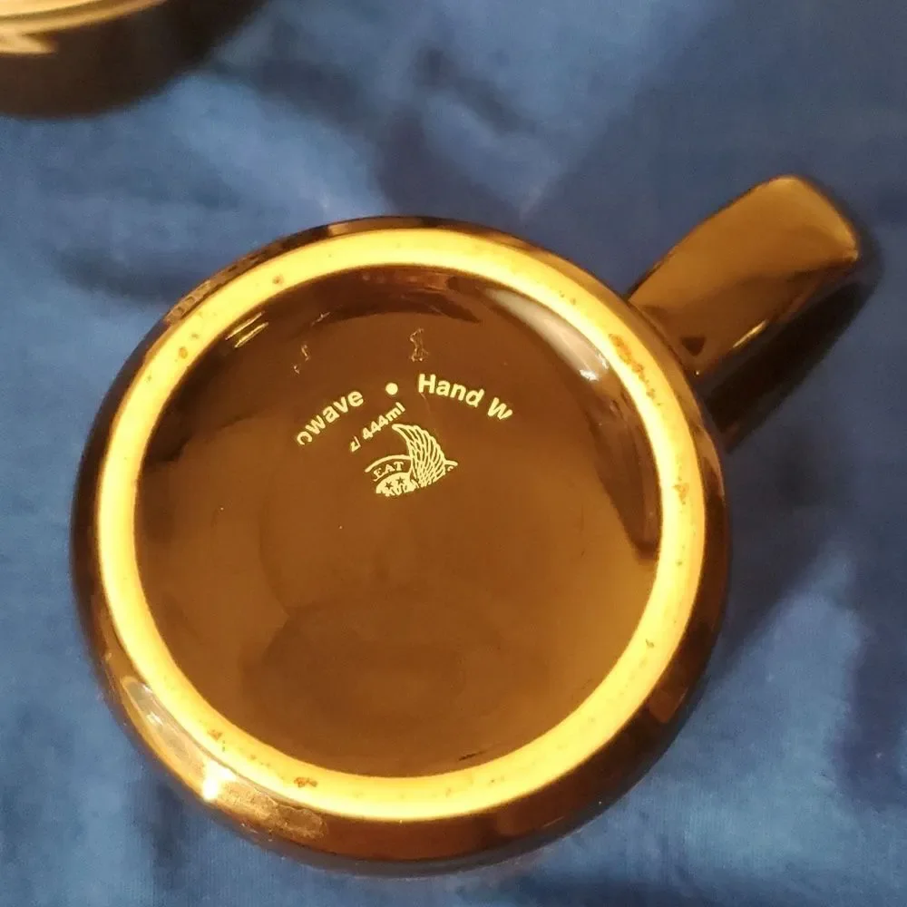 San Antonio Spurs Coffee Mug Set of 2 Black Ceramic Tea Cup 10 oz NBA Fan Gift